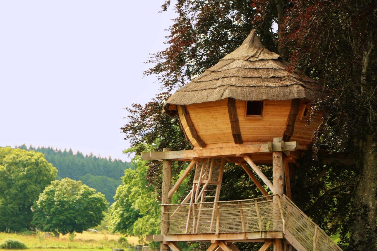 Cabane Perchee Dans Les Arbres Saint-Hilaire-en-Morvan Exterior photo